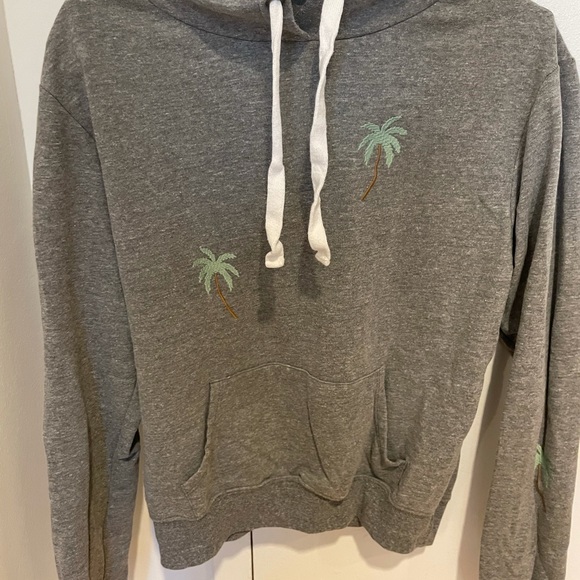 Chrldr grey palm tree sweatshirt - Picture 5 of 6
